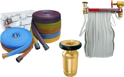 We sell a wide range of fire hoses, racks, parts, and accessories