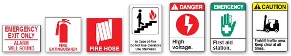 We sell a wide range of safety and informational signage